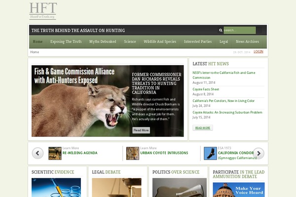Revista theme site design template sample