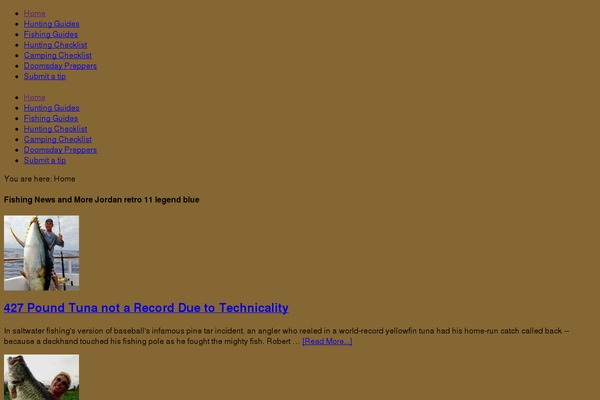 Lifestyle theme site design template sample