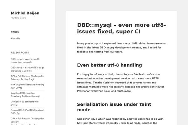 Site using WP-Piwik plugin