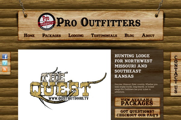 huntprooutfitters.com site used Outfitters