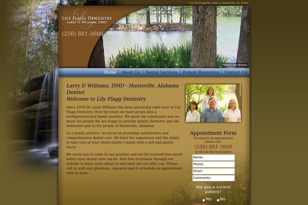 huntsvillealdentistry.com site used Custom3