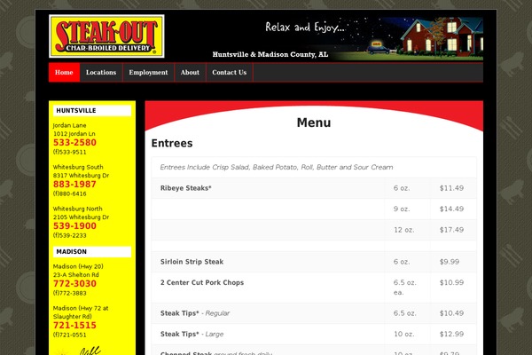 Canvas theme site design template sample