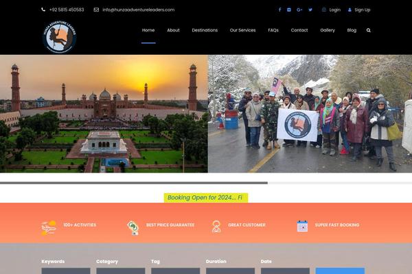 TravelTour theme site design template sample