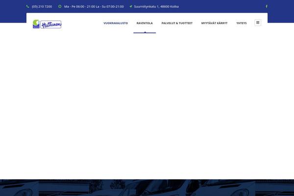 Infinite theme site design template sample