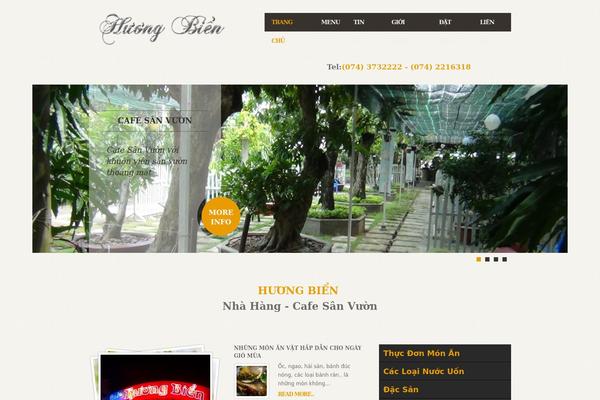 Feast theme site design template sample