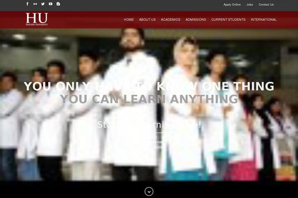 Ave theme site design template sample