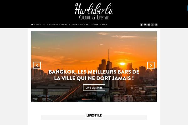 Marroco theme site design template sample