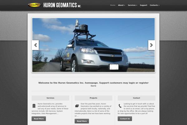 Bizz theme site design template sample