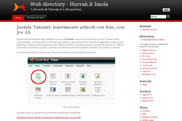 hurrahonline.it site used Stardust-v11-it1