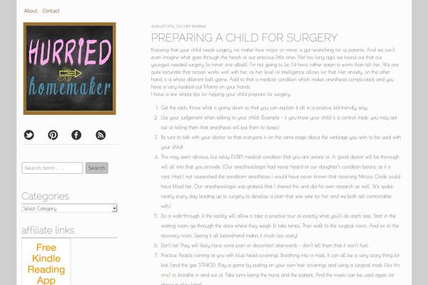 The Frances Wright theme site design template sample
