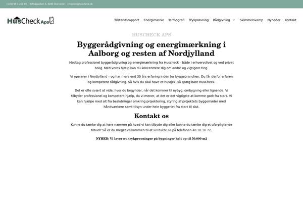 huscheck.dk site used GeneratePress