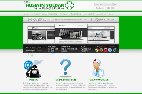 Qualifire theme site design template sample