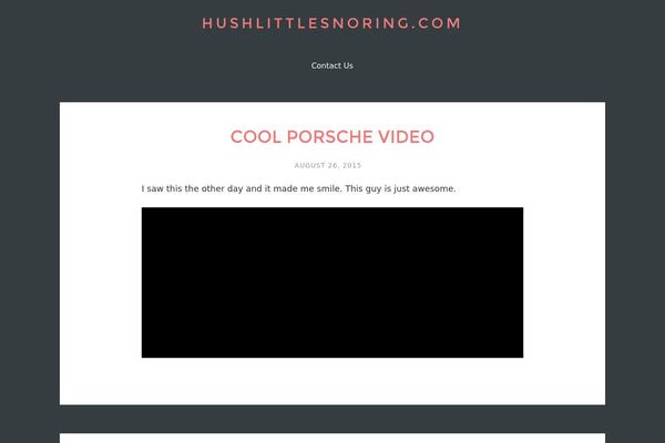Solo theme site design template sample