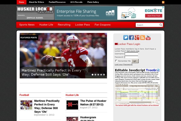 Newsflash theme site design template sample