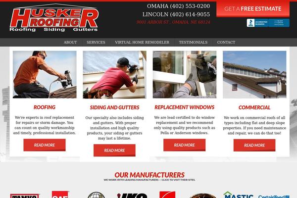 husker theme websites examples