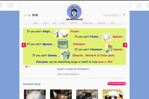 Simple’n’Bright theme site design template sample