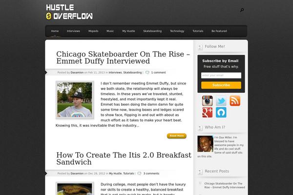 Polished theme site design template sample