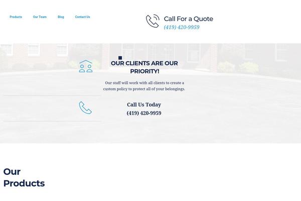 Insurance-agency theme site design template sample