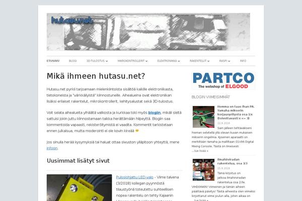 Tiny Framework theme site design template sample