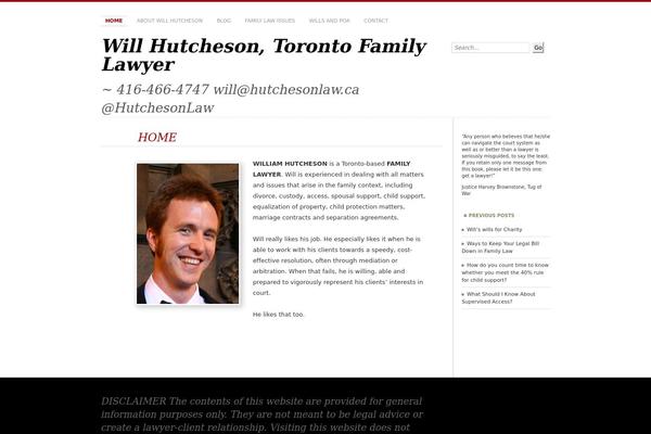 hutchesonlaw.ca site used Chateau-wpcom