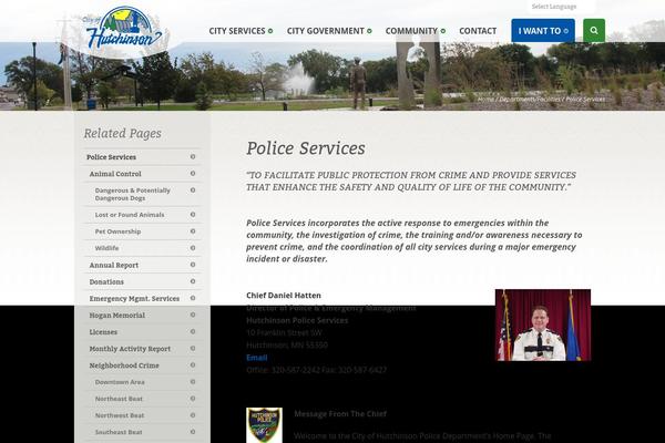 hutchinsonpolice.com site used Hutchinson