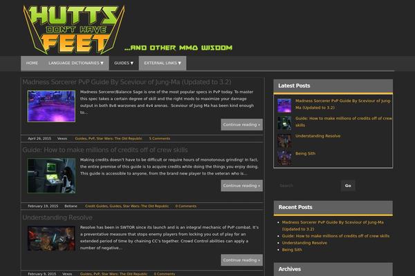 huttsdonthavefeet.com site used Magazinestyle