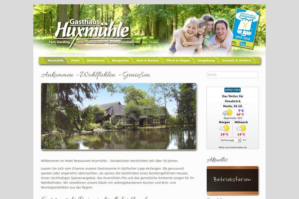 Vantage-child theme site design template sample