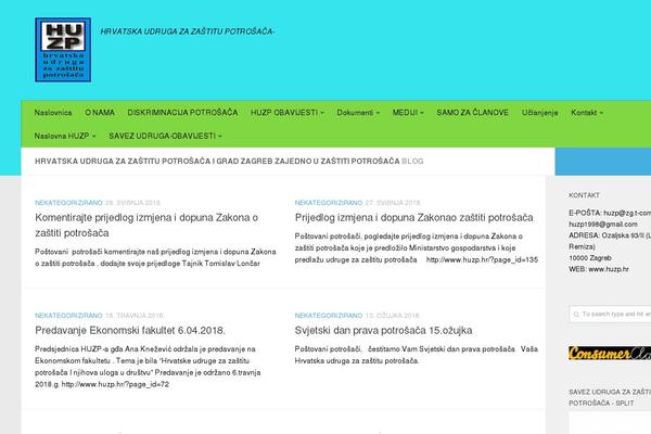 huzp.hr site used Hueman-child-master