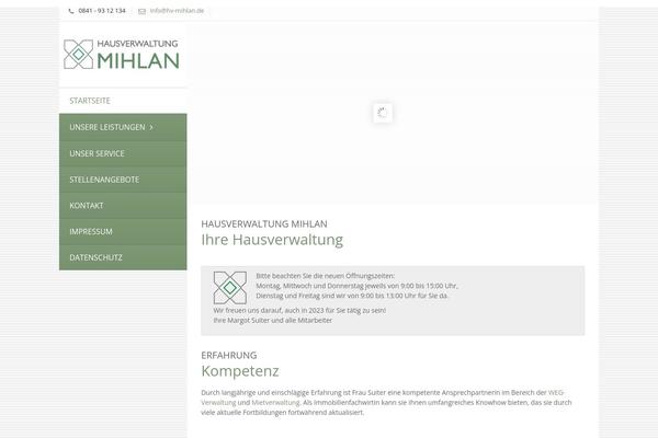 Vertikal theme site design template sample