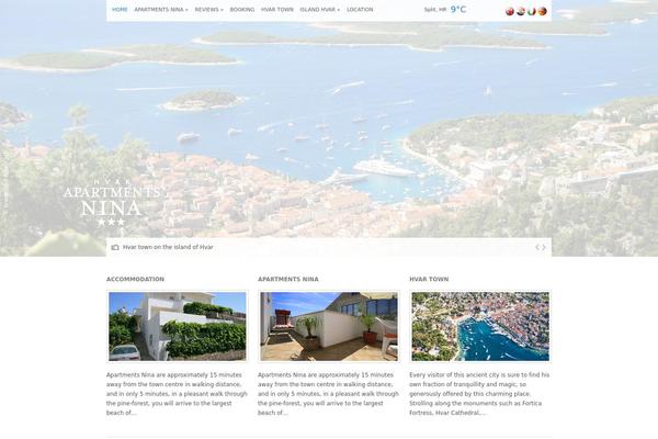 hvar-apartments-croatia.com site used Wp_aegean5-v1.4