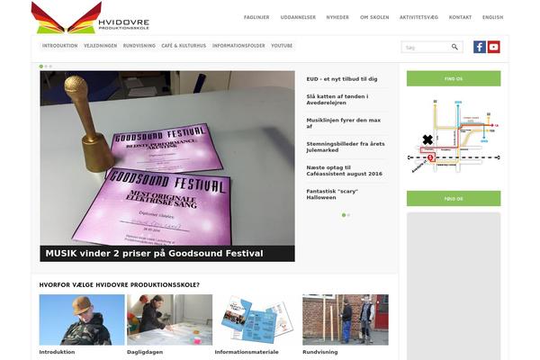 News theme site design template sample