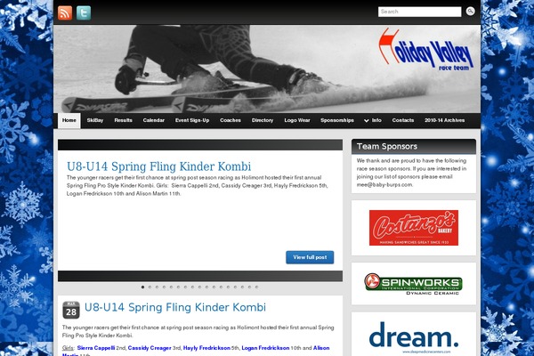 Site using Coaching Staffs plugin