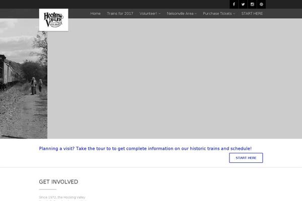 Vestige theme site design template sample