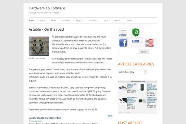 Tiny Framework theme site design template sample