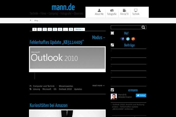 Site using 3D Tag Cloud plugin