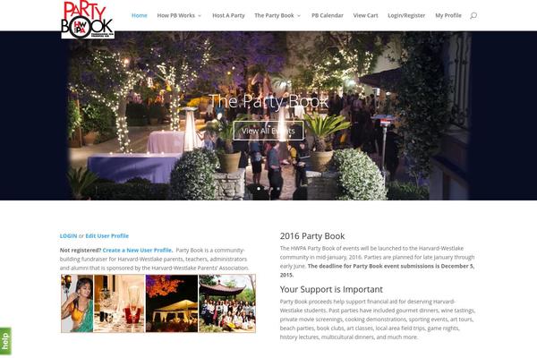 Divi theme site design template sample