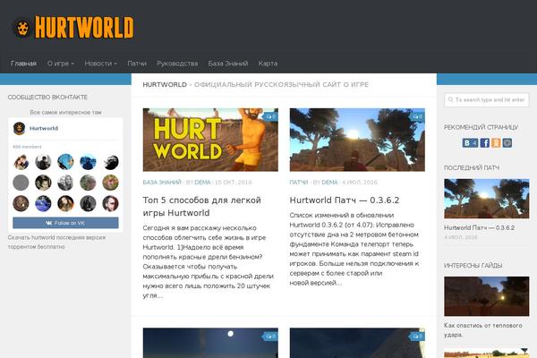 Being Hueman theme site design template sample