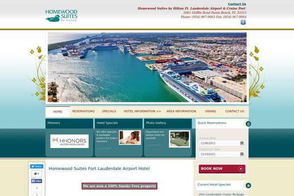 Hotel theme site design template sample