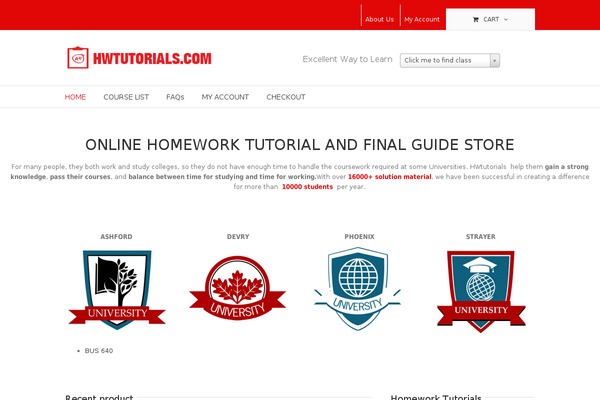 hwtutorials theme websites examples