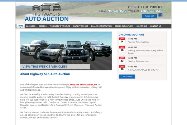 hwy515autoauction.com site used Autoauction
