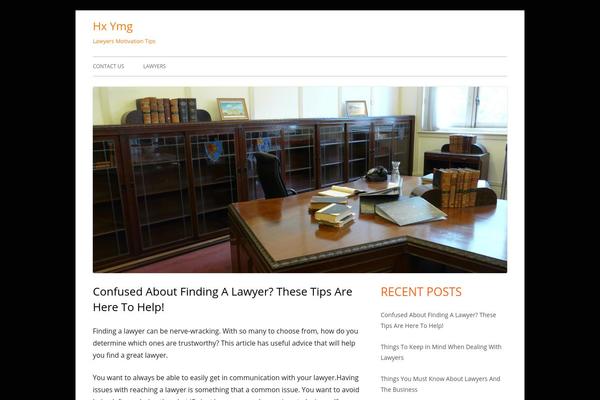 Tiny Framework theme site design template sample