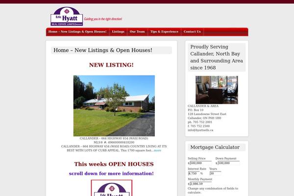 Site using Advanced Real Estate Mortgage Calculator plugin