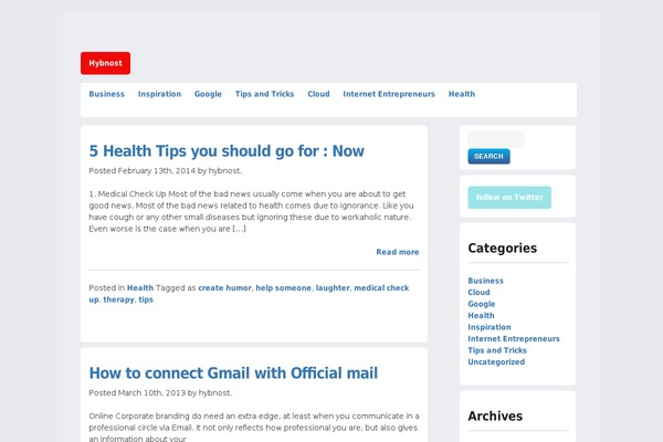 Oria theme site design template sample
