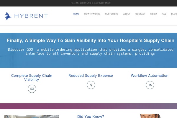 hybrentech.com site used Mavericks