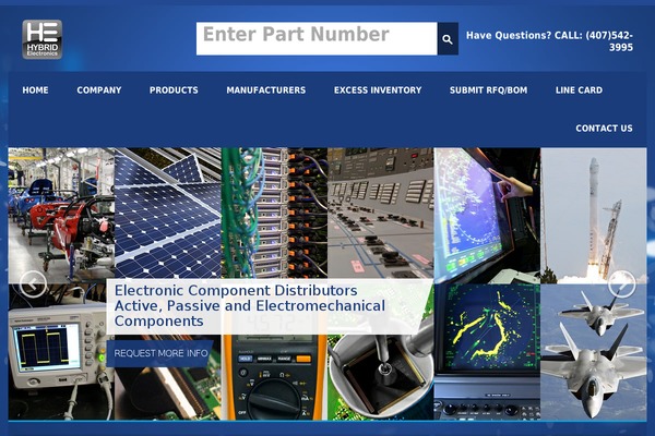 Hybrid theme site design template sample