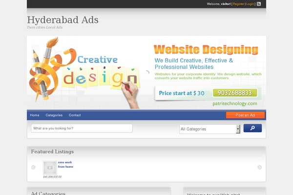 A2z theme site design template sample