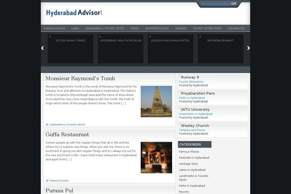 Scarlett theme site design template sample