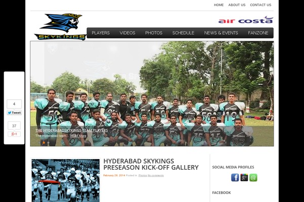Sportpress theme site design template sample