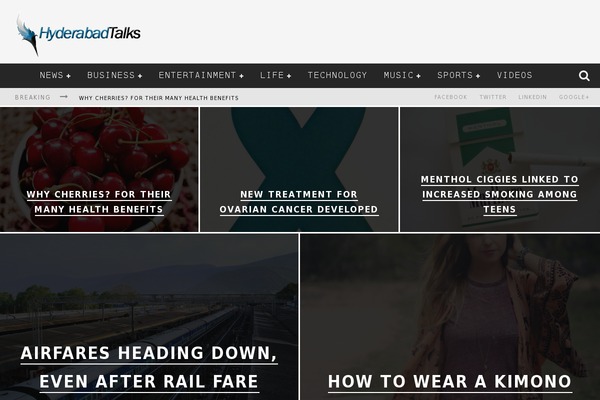 hyderabadtalks.com site used Gpmagz