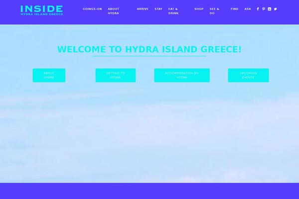 Story theme site design template sample
